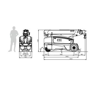 Elektro Mobilkran VALLA V36 R