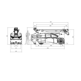 Mobilkran VALLA V110 R-M | R-TPE Elektrokran