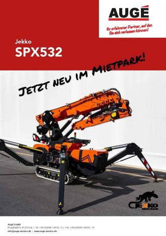 Mini Raupenkran Jekko SPX532 - Minikran Bundesweit mieten
