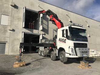 LKW Kran Volvo 4 Achser Fassi F1650 Ladekran / Kranverleih in Würzburg und Umgebung