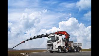LKW Kran Volvo 4 Achser Fassi F1650 Ladekran / Kranverleih in Würzburg und Umgebung 