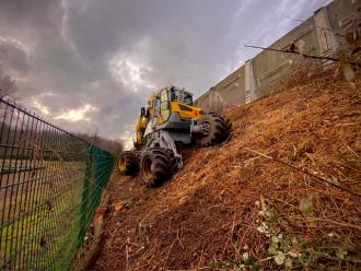 Schreitbagger Menzi Muck M545x