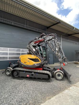Zweiwegebagger Mecalac 136M Rail