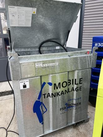 1000 l mobile Tankstelle Diesel/Heizöl