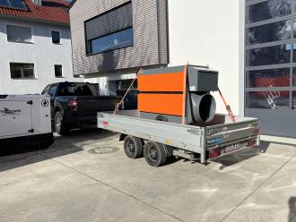 120 kW mobiler Ölheizer Ansbach