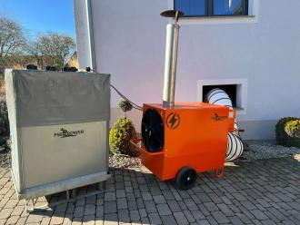 80 kW mobiler Ölheizer Ansbach
