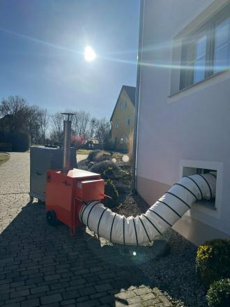 80 kW mobiler Ölheizer
