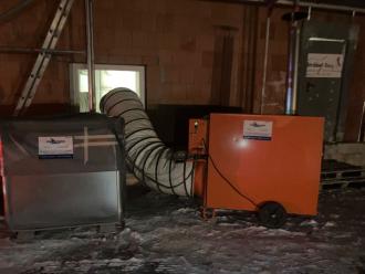 80 kW mobiler Ölheizer