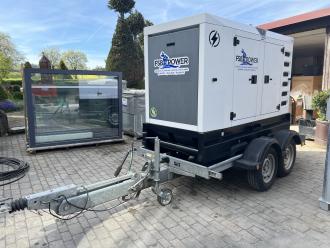 60 kVA Stromerzeuger SDMO auf Fahrgestell Ansbach