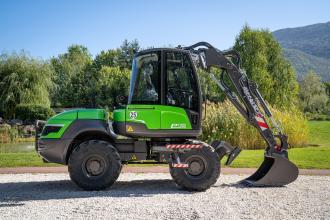 Mecalac Elektrobagger e12 mit Bioöl