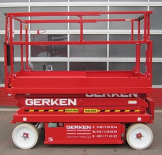 Scherenhebebühne elektrisch 8 m Arbeitshöhe Dresden