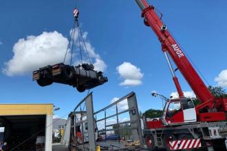 Autokran Grove GMK 4100L bis zu 100 Tonnen Tragkraft in Würzburg und Umgebung 