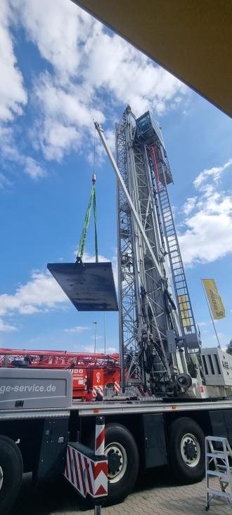 Mobilbaukran Spierings SK 597-AT4 mit einer max. Hublast bis zu 7,0 Tonnen