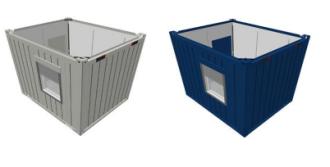 BÜRO- /MANNSCHAFTSCONTAINER BM10'