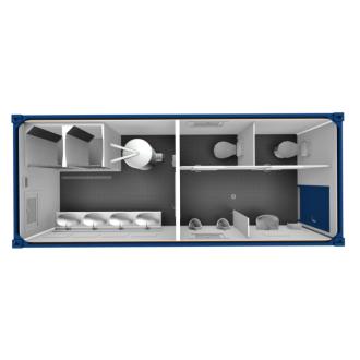 20‘ Sanitärcontainer Dusche/WC Hennef (Sieg)