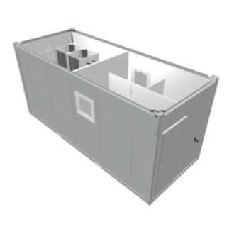 20‘ Sanitärcontainer Dusche/WC