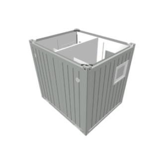 10‘ Sanitärcontainer WC D/H