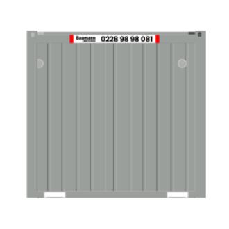 10‘ Sanitärcontainer WC D/H
