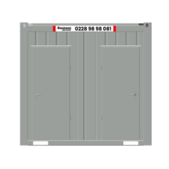 10‘ Sanitärcontainer WC D/H