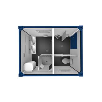 10‘ Sanitärcontainer Dusche/WC Hennef (Sieg)