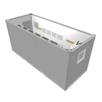 20‘ Sanitärcontainer Dusche