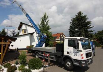 Dachdeckerkran, LKW-Kran, Autokran, AK (7,49t) Vermietung - Service - Verkauf Leipzig