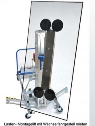 Lastenlift, Montagelift Vermietung - Service – Verkauf