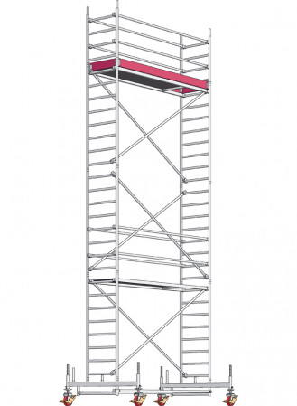 Rollgerüst Layher 9,70 m 