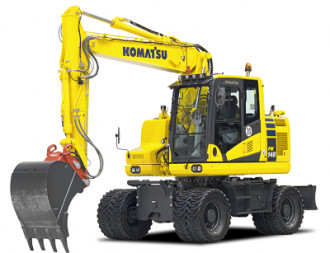 Mobilbagger Komatsu PW 148 Dessau