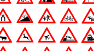 Verkehrszeichen verschiedene 