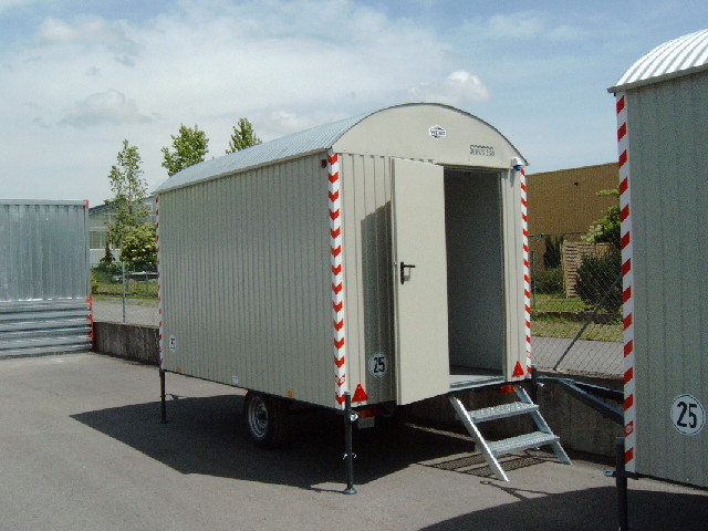 Bauwagen 1-Achsig mieten