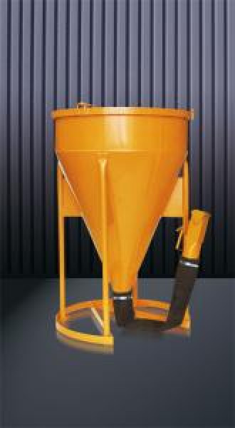 Betonkübel 500L mit Schlauch 