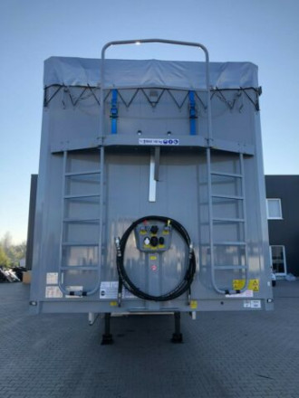 Schubbodenauflieger Stas 91 m³ Schubboden BioStar 2 x Lift 10mm Boden