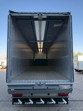 Schubbodenauflieger Stas 91 m³ Schubboden BioStar 2 x Lift 10mm Boden