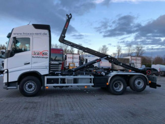 Abrollkipper LKW Volvo Globetrotter FH 460 Abroller Hakenlift HIAB 
