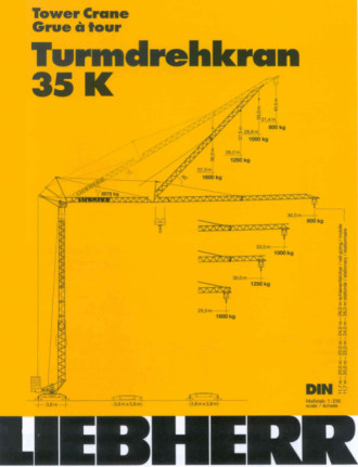 Liebherr 35 K Turmdrehkran Memmingen