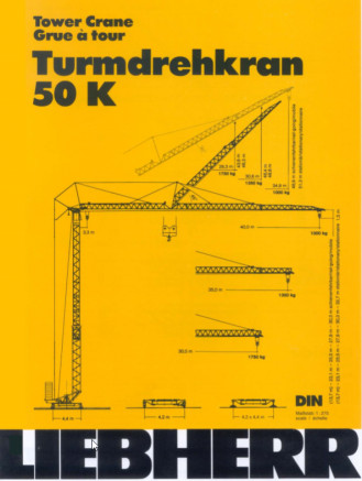 Liebherr 50 K Turmdrehkran Memmingen