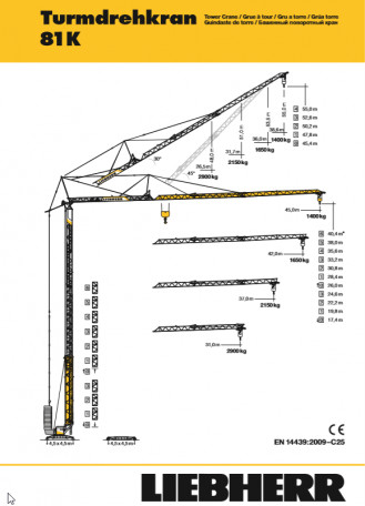 Liebherr 81 K Turmdrehkran Memmingen