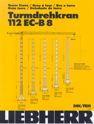 Liebherr 112 EC-B Turmdrehkran Obendreher Memmingen