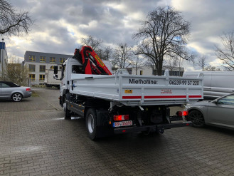 Mercedes Benz 1224 K Meiller 3 Seiten Kipper und Palfinger PK 9.501