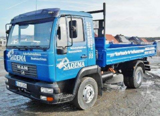 Ciężarówka wywrotka 7.5to MAN L2000 / 220PS 