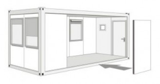 Bürocontainer 20" Konstanz