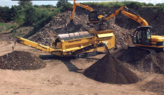 Mobilny przesiewacz bębnowy Anaconda TD516 