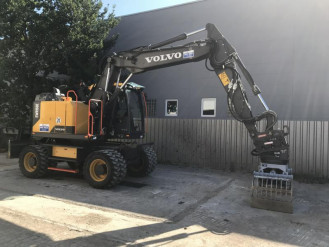 Volvo EWR150E Mobilbagger Erlangen