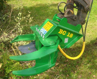 Fällgreifer Baumschere BC18 MS03 Baggeranbaugerät 
