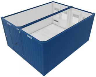 Doppelcontaineranlage 20′ Wismar