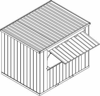 Verkaufscontainer 3x2m Wismar