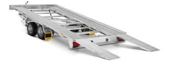 Autotransportanhänger Ges. Gew. 2700 kg Autotrailer (gebremst) kippbar 