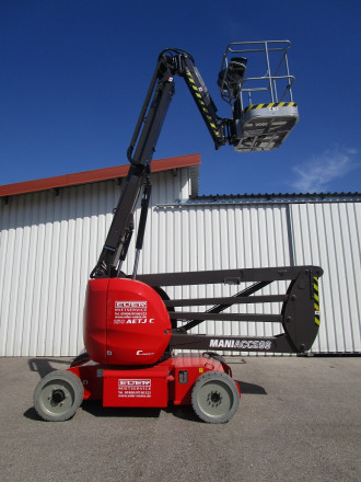 Elektryczny przegubowy teleskopowy podnośnik koszowy Manitou 150AETJ 