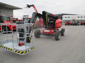 Przegubowa platforma teleskopowa Manitou 160ATJ z silnikiem wysokoprężnym 